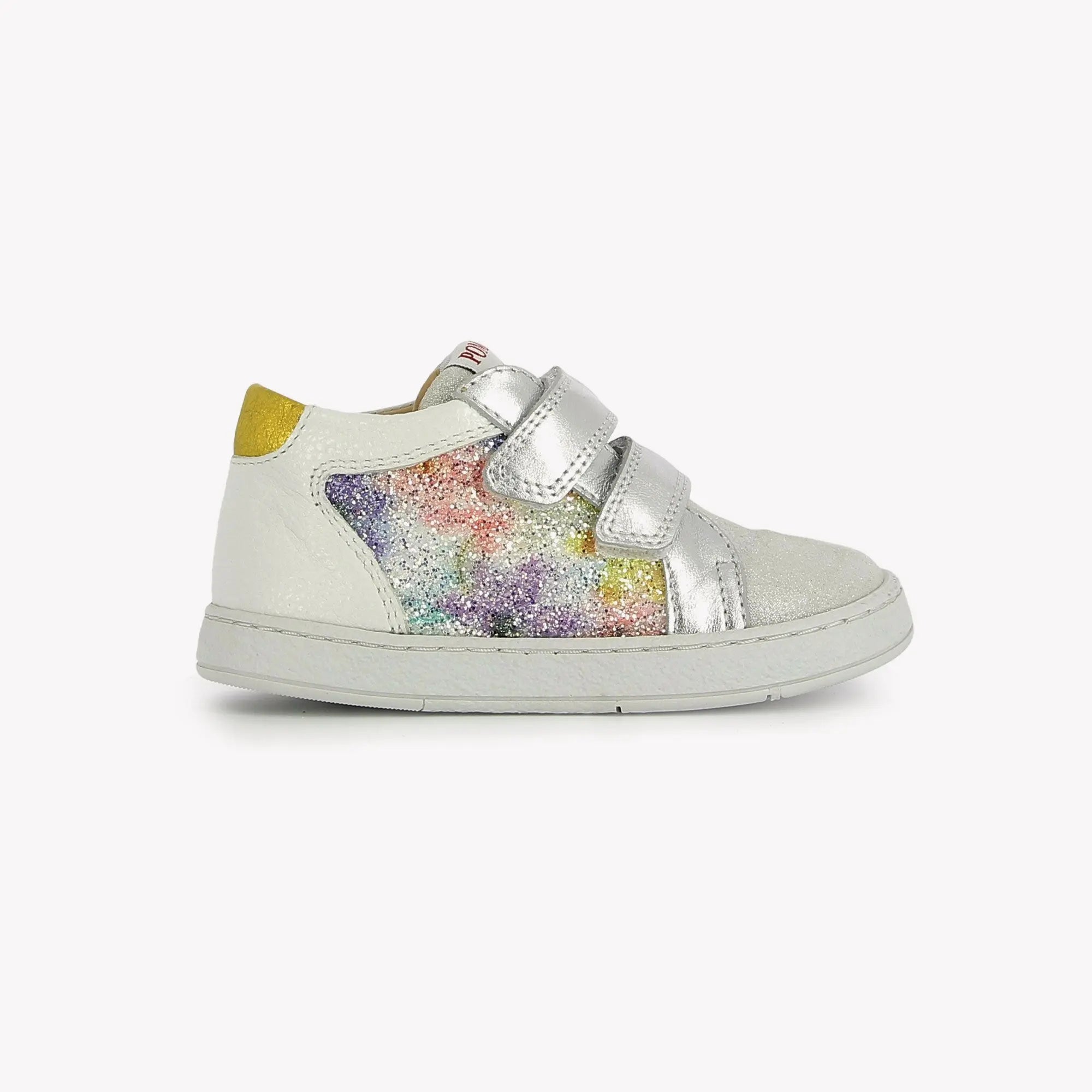 MOUSSE EASY TOP - VELOURS-GLITTER - BLANC-MULTI Pom d'Api