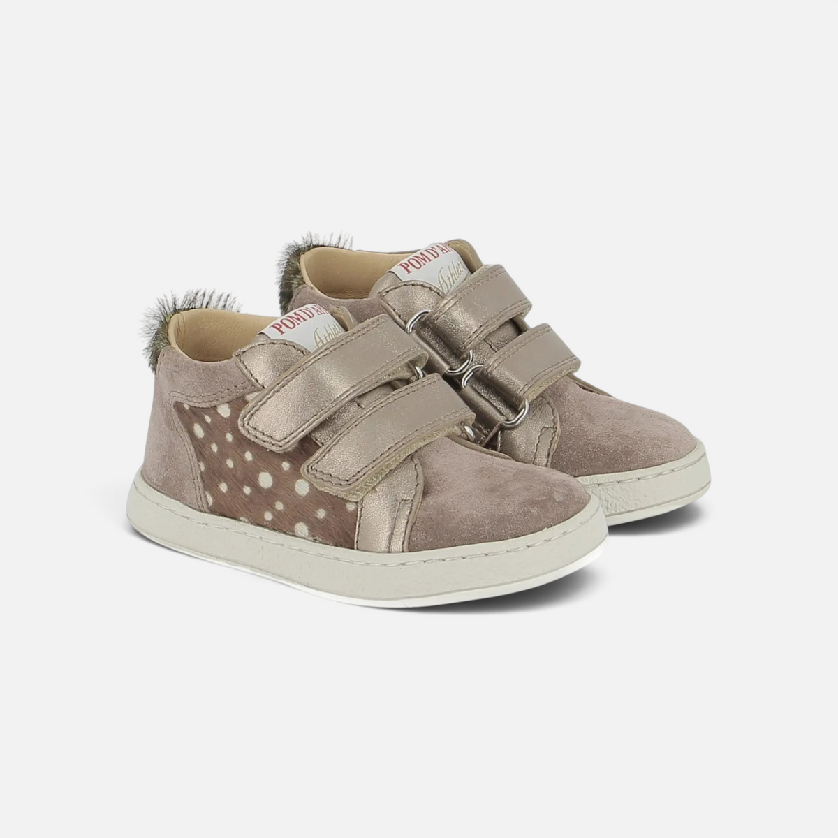EASY TOP-SCHUIM - VELOURS-HAIRY - OUDROZE-FAWN POM D'API