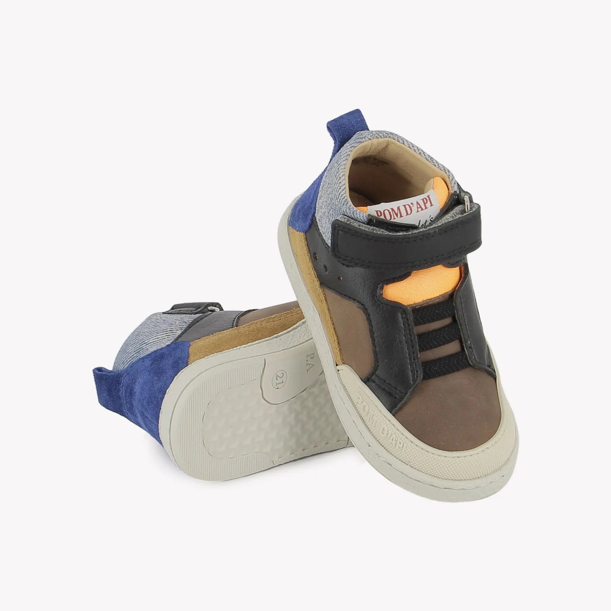 MOUSSE LIZY BUMP - NAPPA-VELOURS - COFFEE-JEANS POM D'API