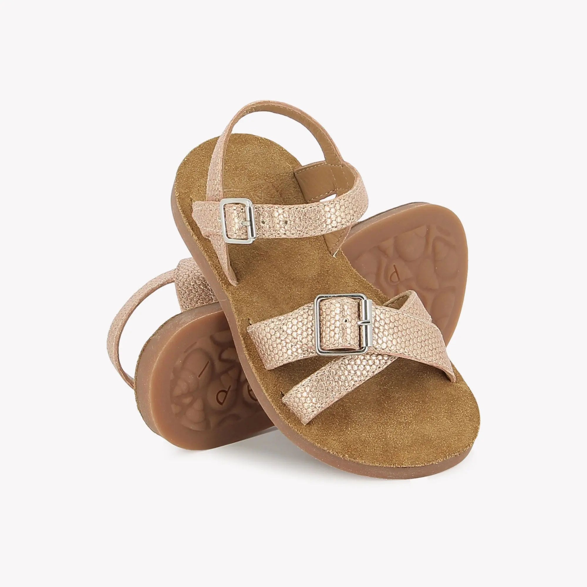 BEACH-AIR CROSSY - GLITTER FLOWERS - COPPER Pom d'Api