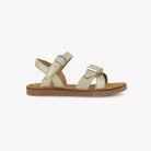 BEACH-AIR CROSSY - GLITTER FLOWERS - PLATINO Pom d'Api