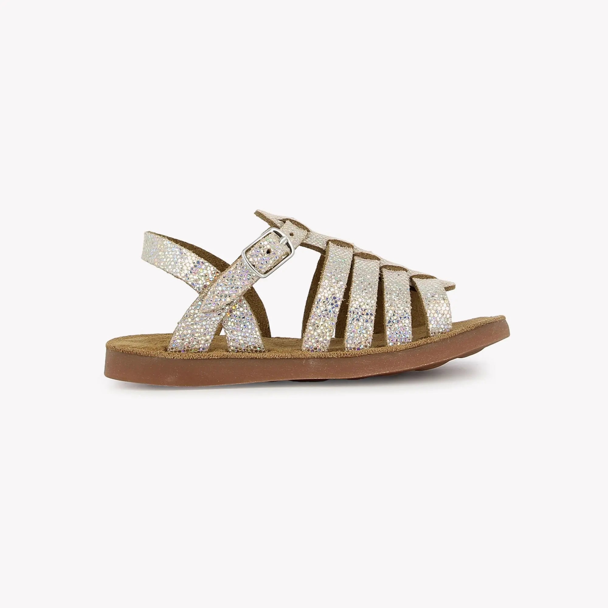 STRAND-AIR PUR STRAP – CROSTA LUCE – ROSA SILBER Pom d'Api