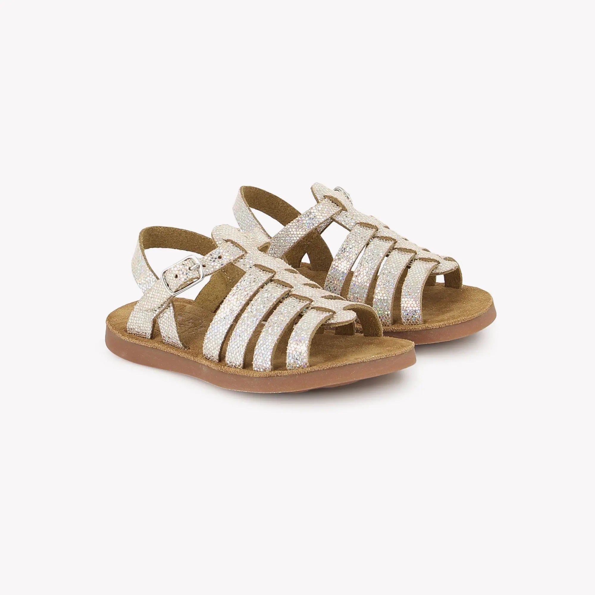 STRAND-AIR PUR STRAP – CROSTA LUCE – ROSA SILBER Pom d'Api