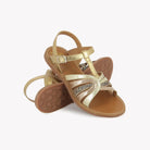 PLAGE CURV STRIPES - LAM-GLI--MILOS - DORE-MULTI PLATINE Pom d'Api