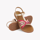 PLAGE CURV STRIPES - LAM-ZAMB-DELHI - CUIVRE-MULTI ROSE Pom d'Api