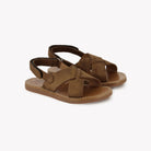 PLAGE-STITCH CROSS - NUBUCK - COGNAC Pom d'Api