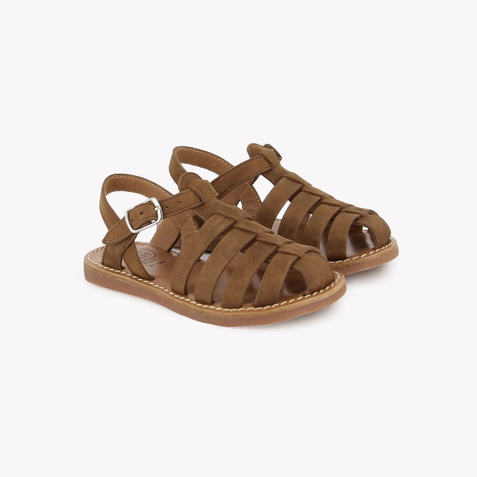 PLAGE-STITCH DAD - NUBUCK - COGNAC Pom d'Api