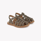 PLAGE-STITCH DAD - NUBUCK - MARRON GLACE Pom d'Api