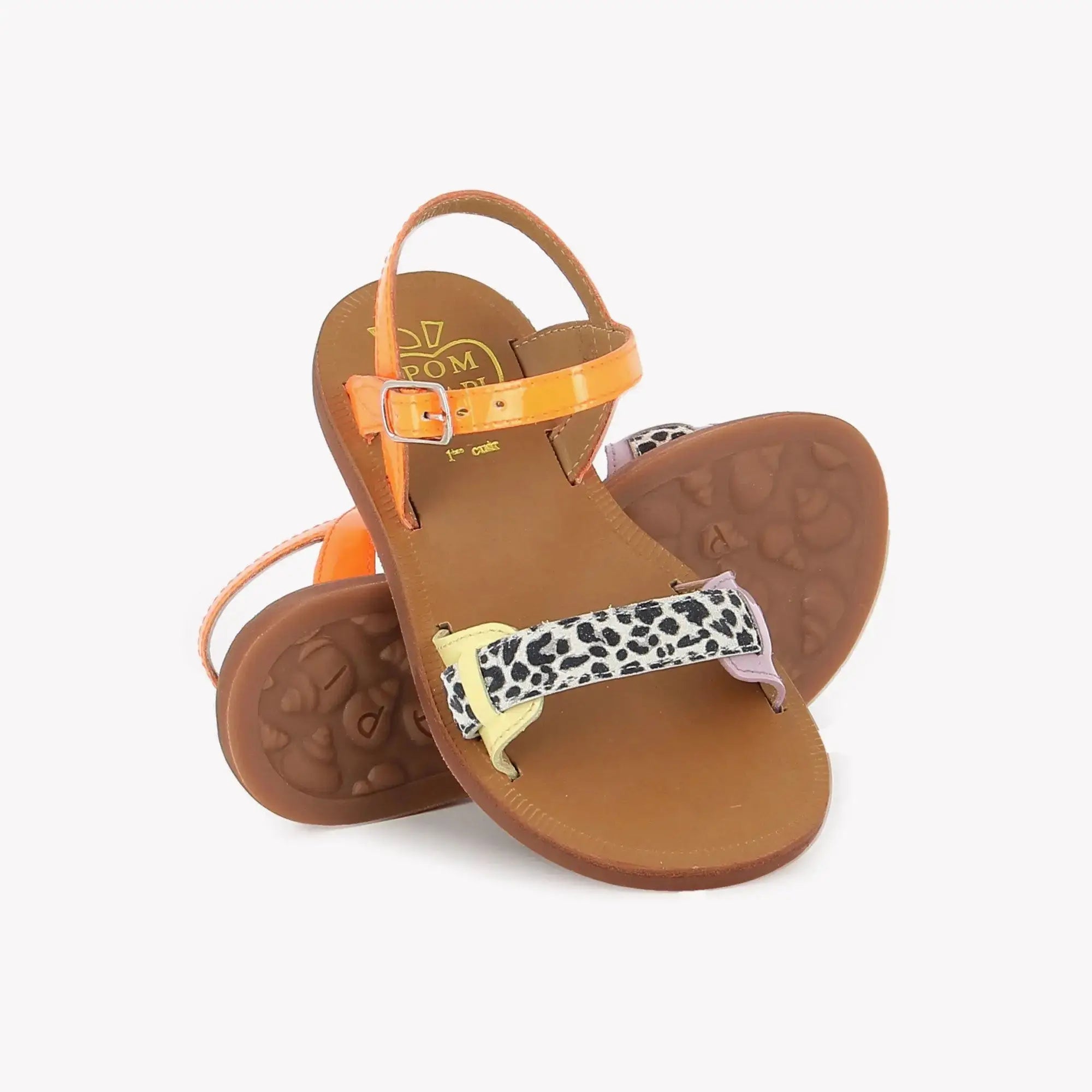 PLAGETTE AVIGNON - VERNIS-MINI LEO - TANGERINE FLUO-MULTI Pom d'Api