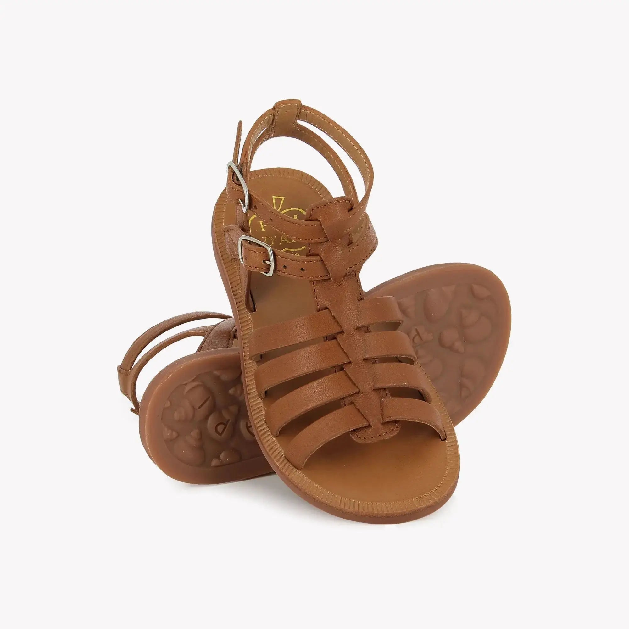 GLADIATOR SLIPPERS - NAPPA - CUERO Pom d'Api