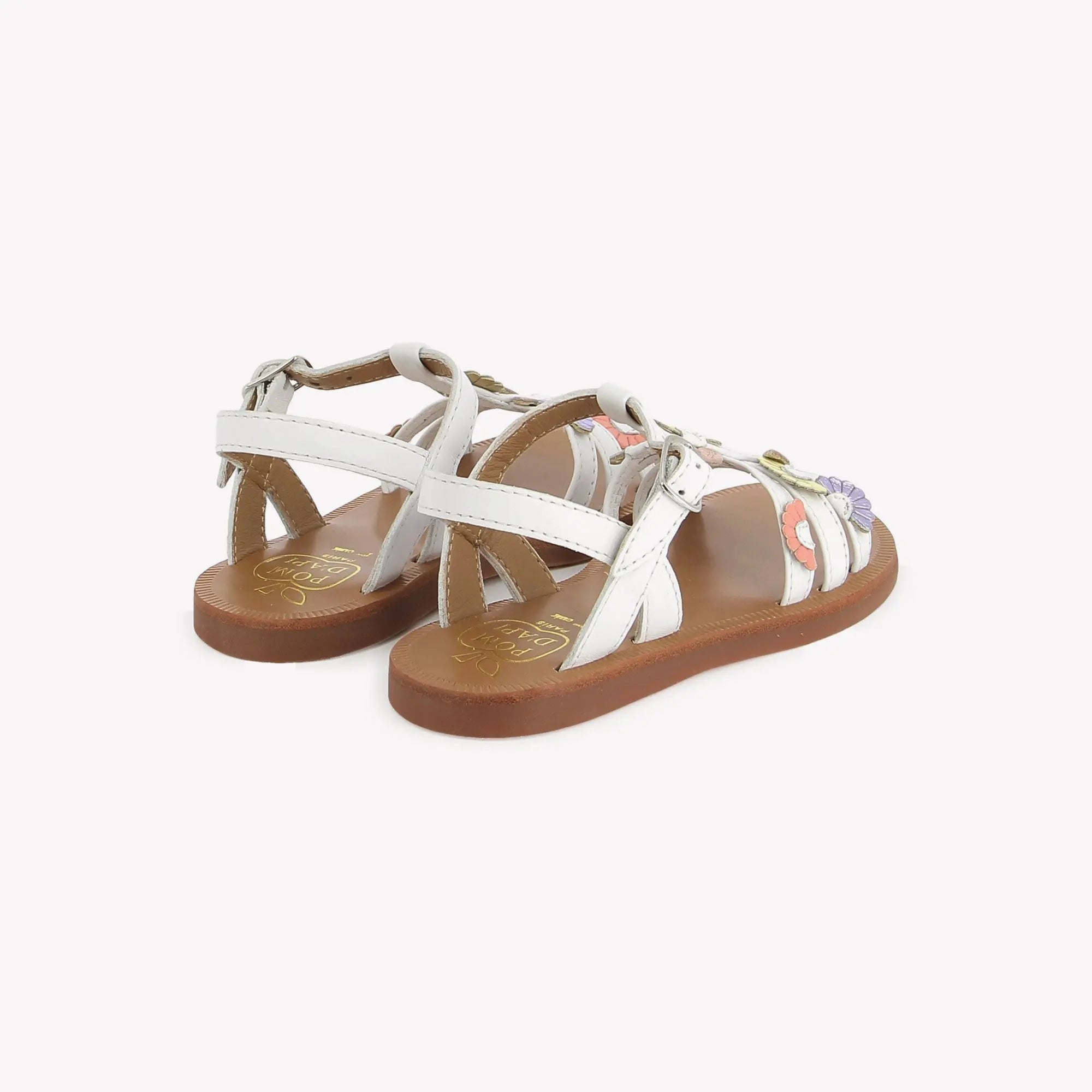 PLAGETTE MULTI DAISY - NAPPA - BLANC-MULTI FRESH Pom d'Api