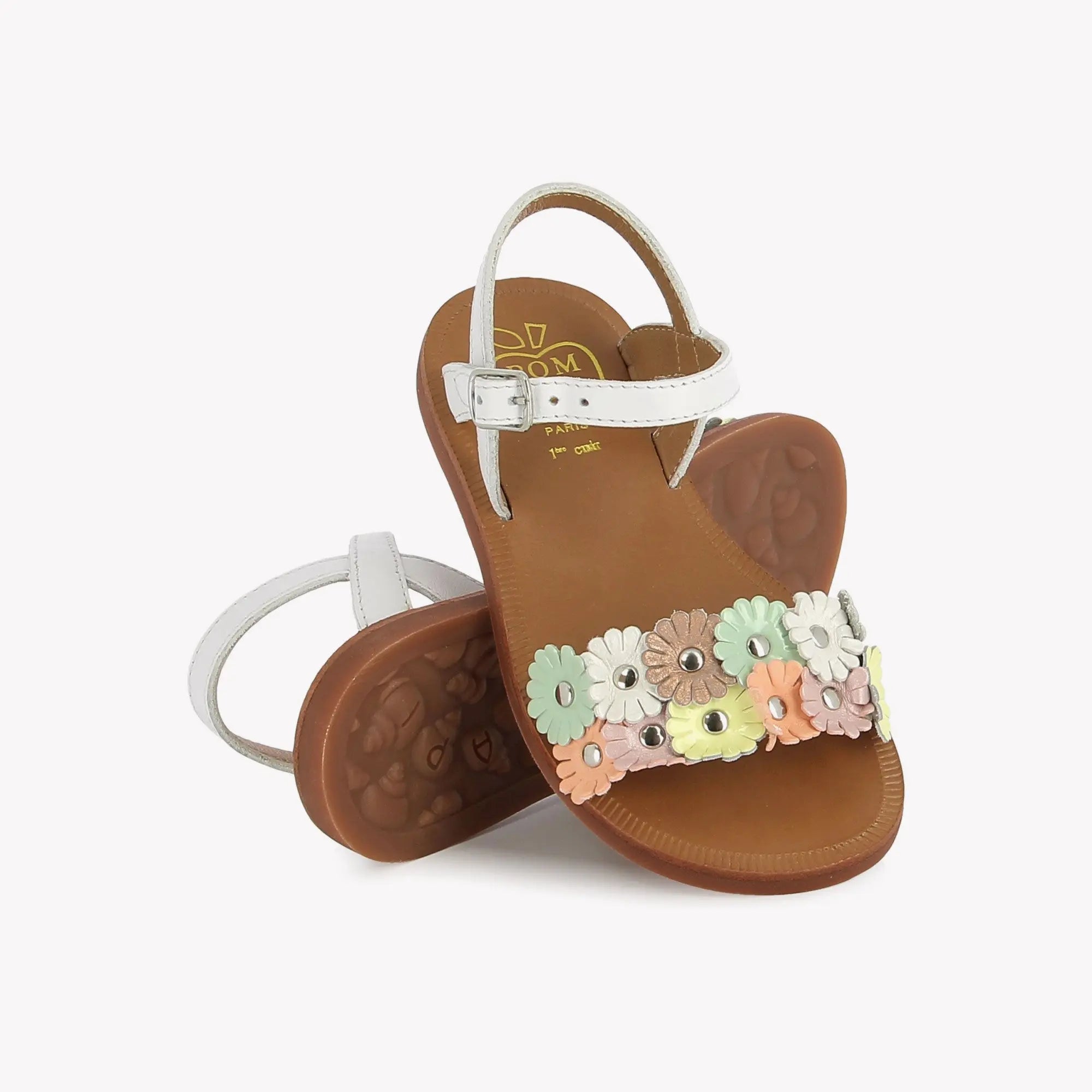 PLAGETTE MULTI FLO - NAPPA - BLANC-PASTEL Pom d'Api