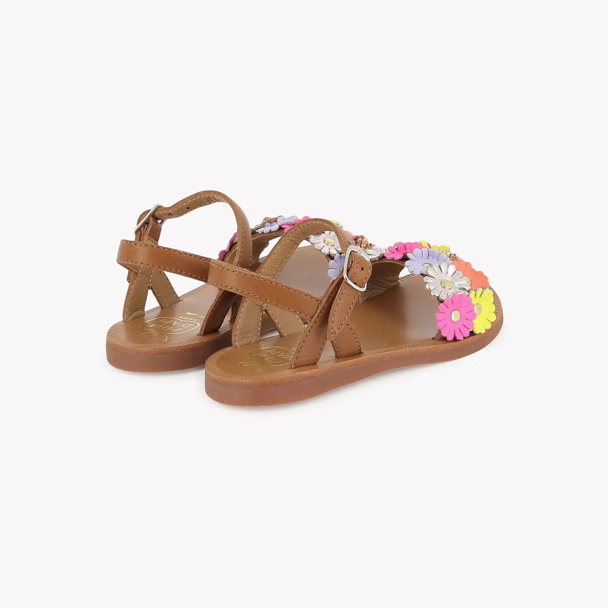 PLAGETTE MULTI FLO - NAPPA - CUERO-MULTI Pom d'Api