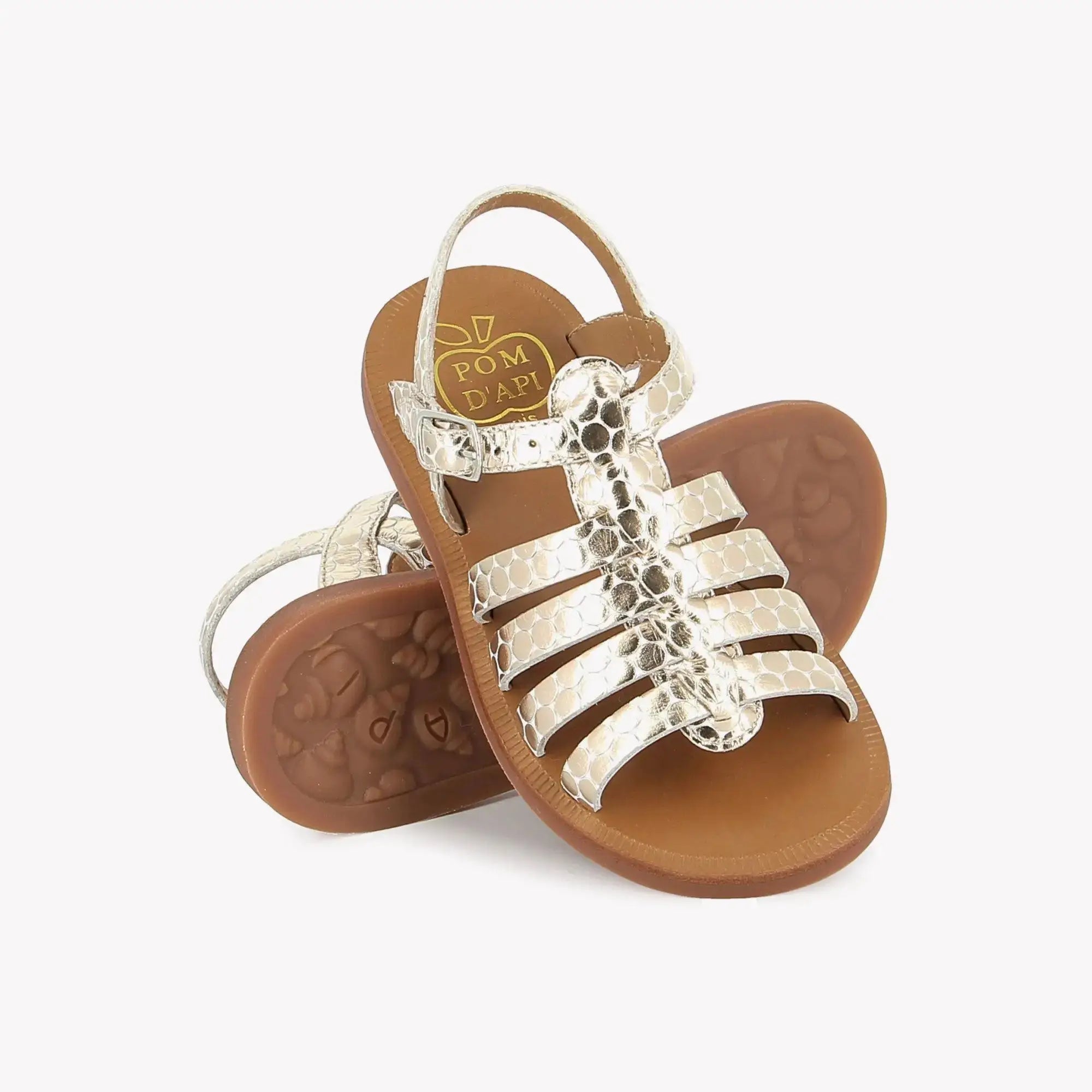 PLAGETTE STRAP - CHORUSLAM - WIT PLATINA Pom d'Api