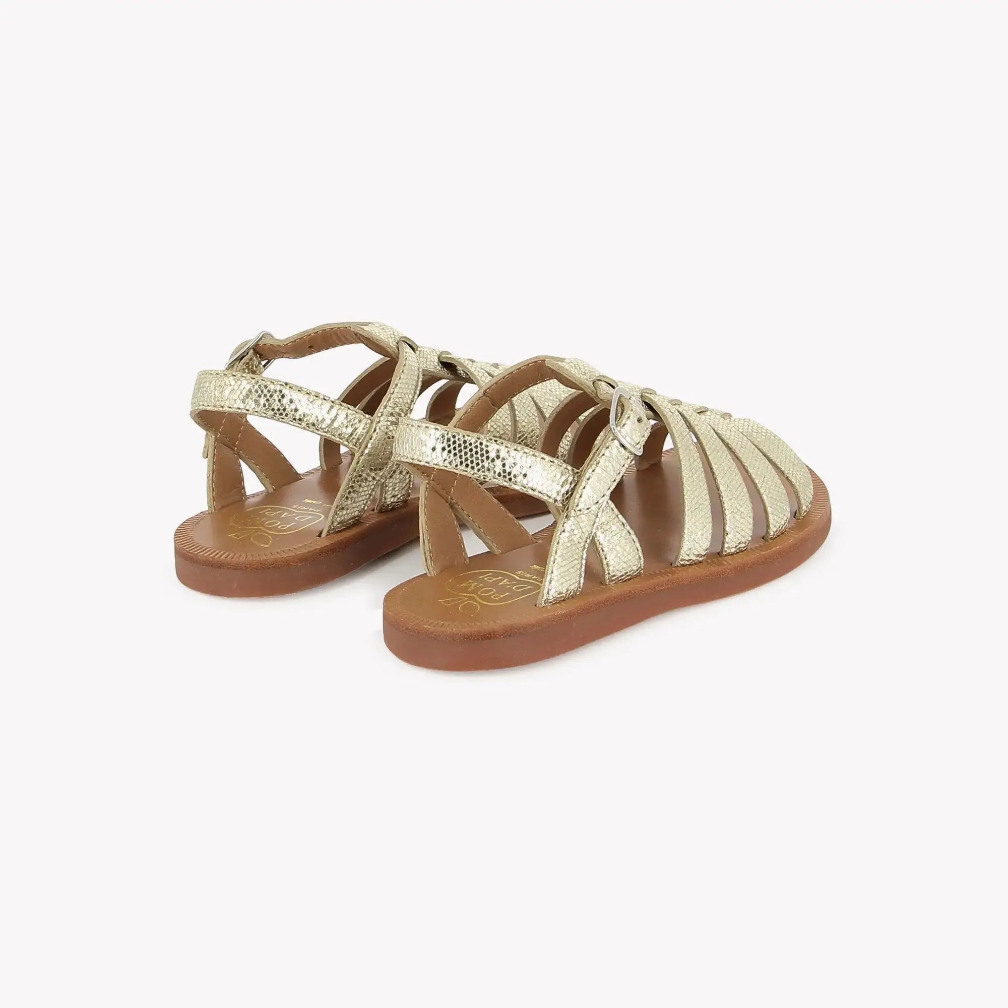 PLAGETTE STRAP - MILOS - PLATINE Pom d'Api