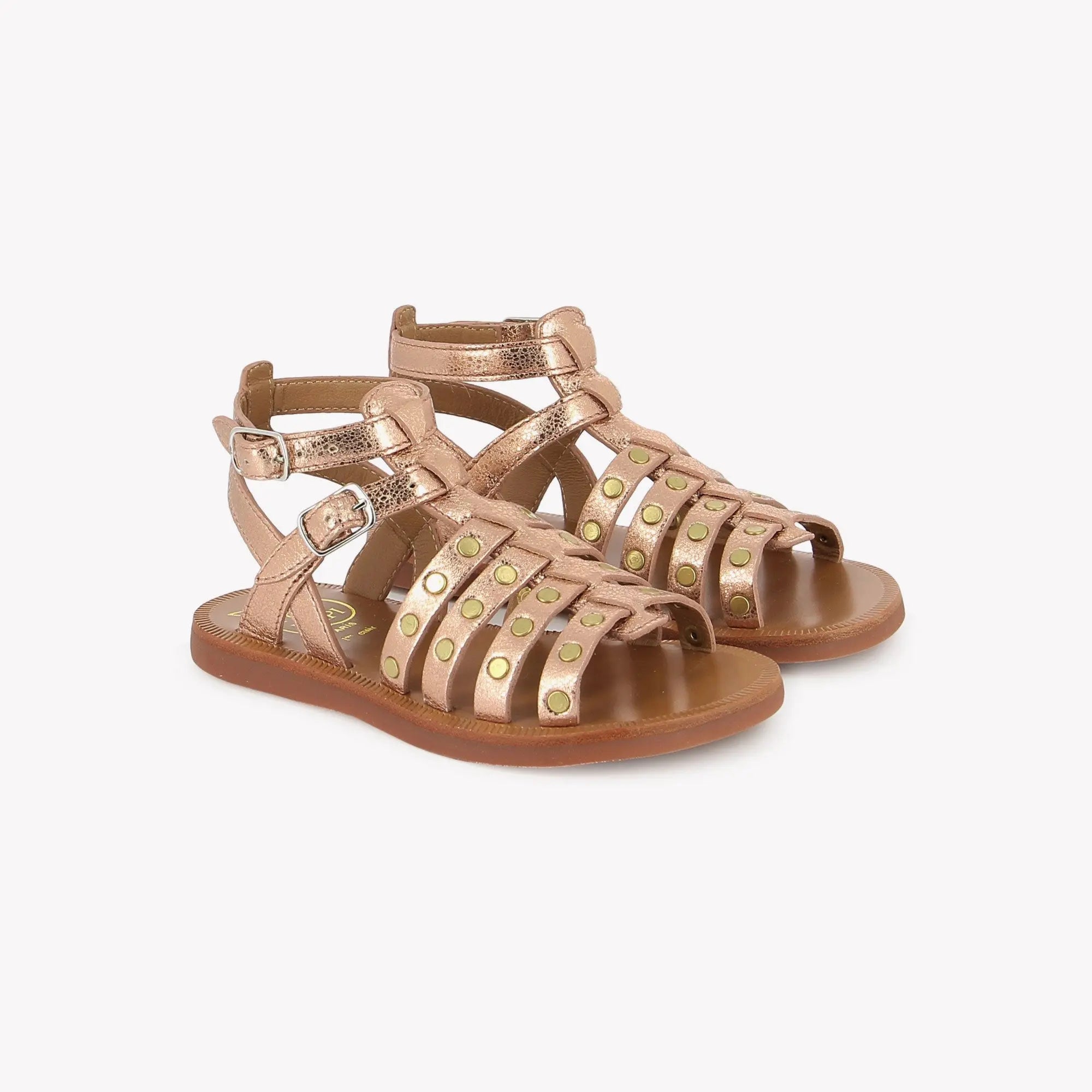 PLAGETTE STUD - LAMINATO MILLED - CUIVRE Pom d'Api