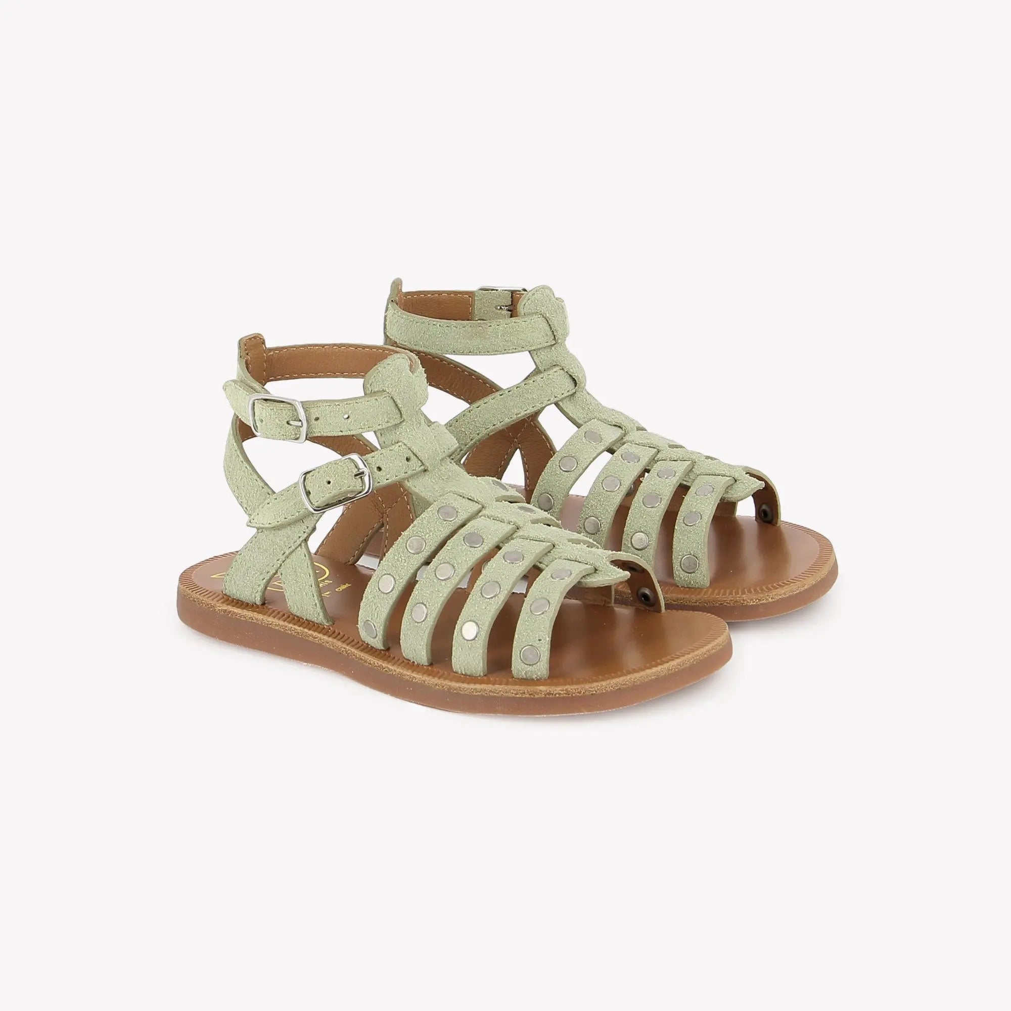 PLAGETTE STUD - VELOURS - SALVIA Pom d'Api