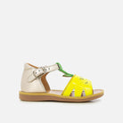 SANDALEN aus - POPPY AGRUME LAMINATO Gelb Multi