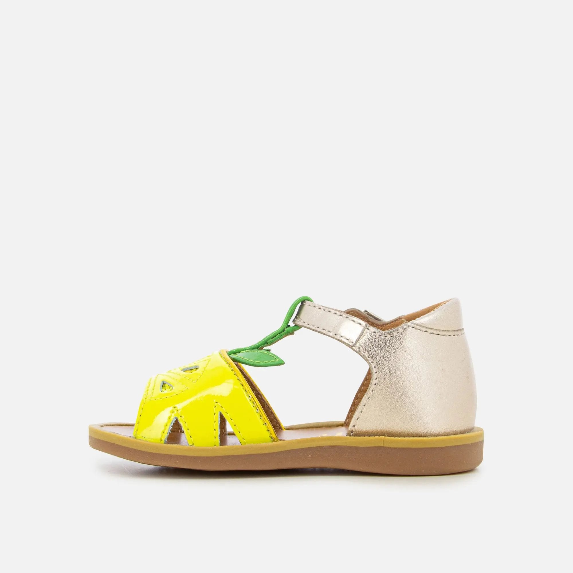 SANDALEN aus - POPPY AGRUME LAMINATO Gelb Multi