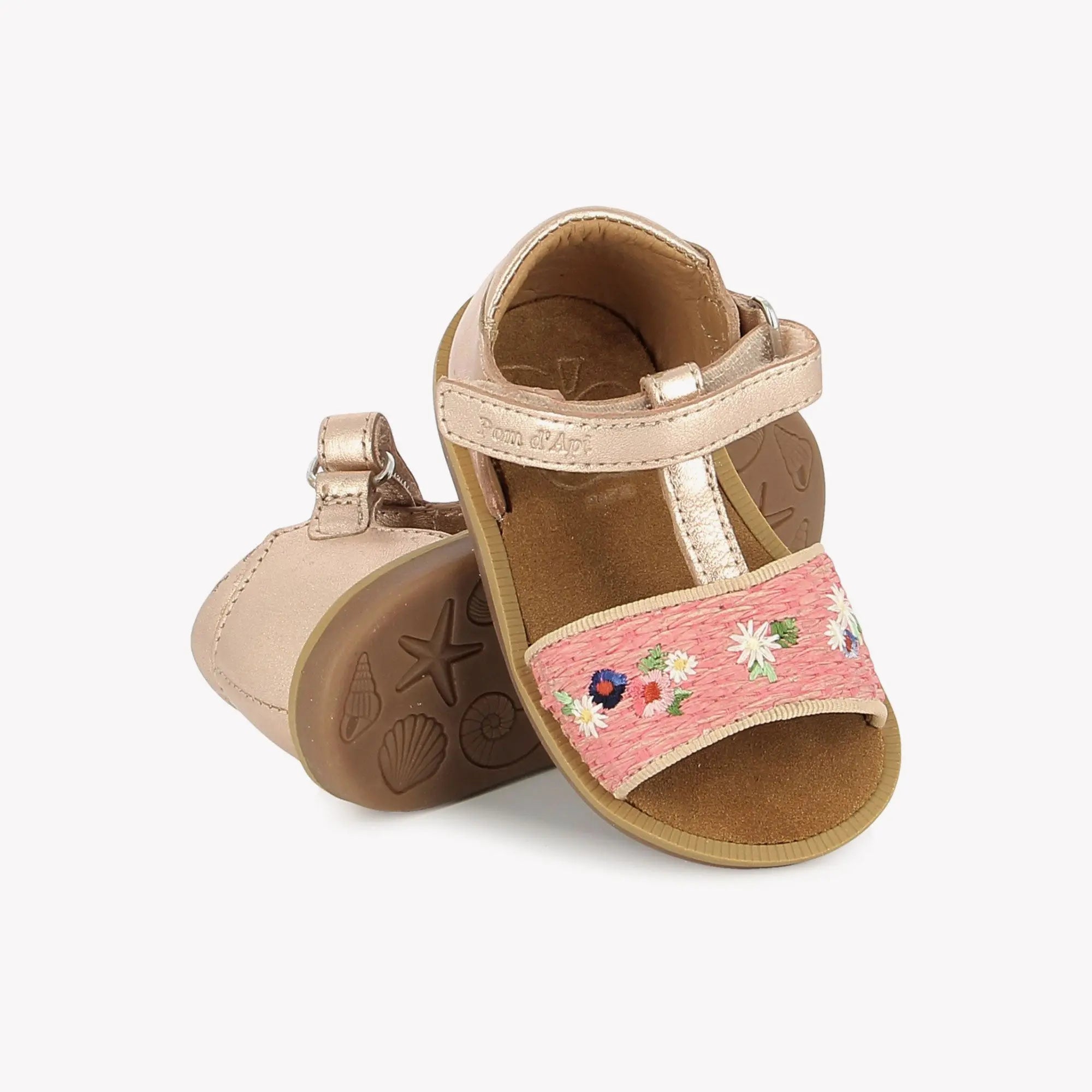 POPPY AIR NATUR - LAMINATO-RAPHIA - CUIVRE-AZALEA Pom d'Api