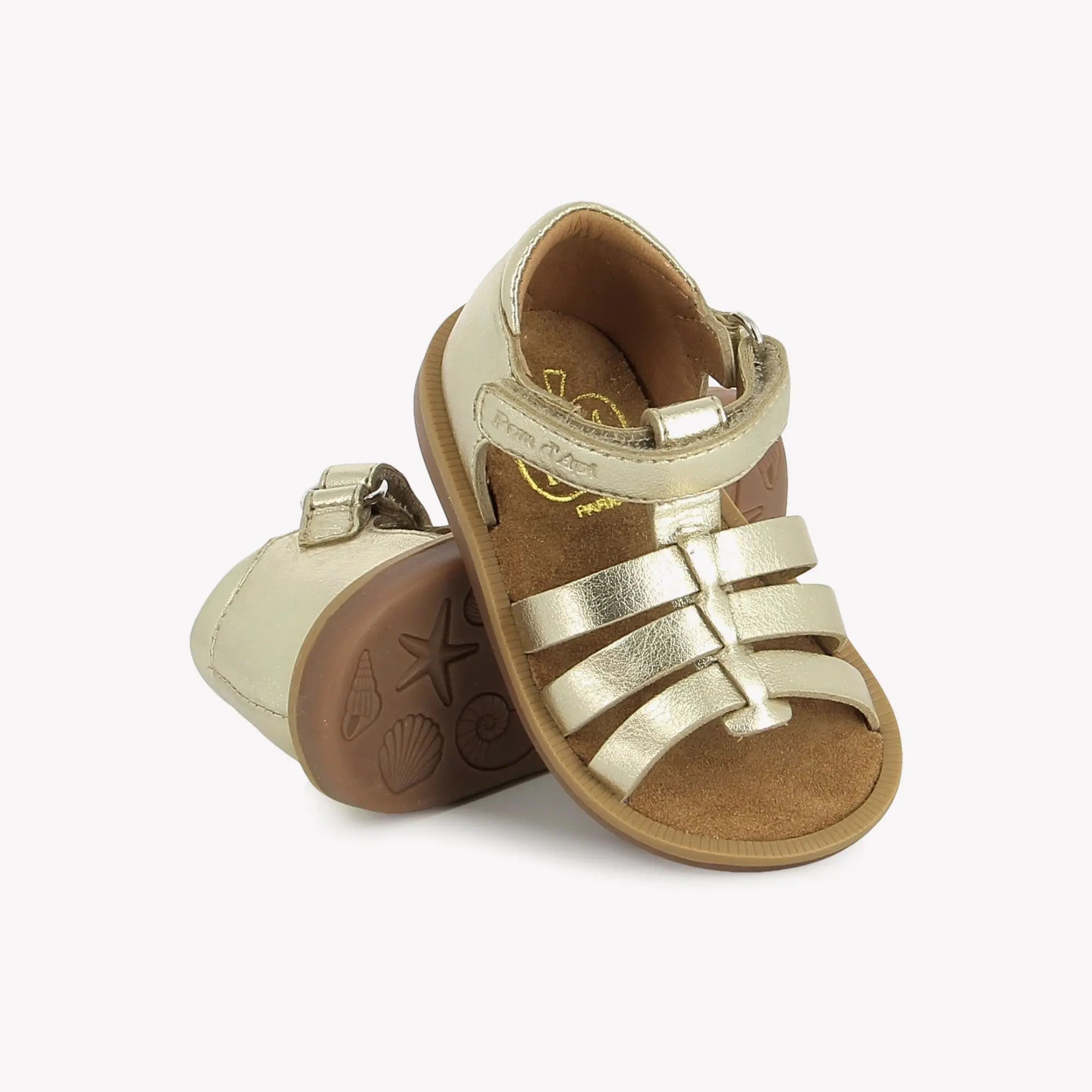 POPPY AIR PUR STRAP - CROSTA PUR - PLATINE Pom d'Api