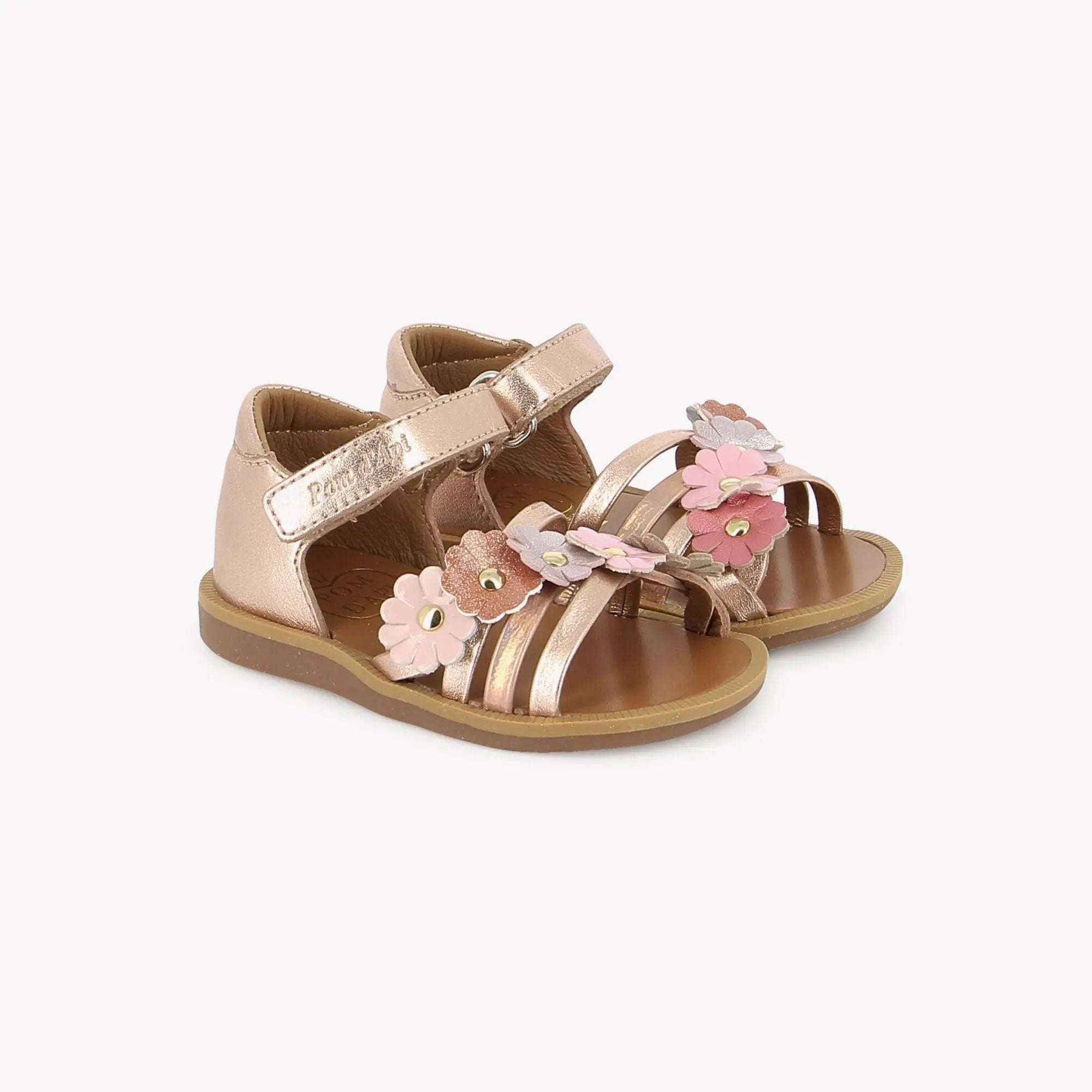 POPPY MULTI FLO - LAMINATE - COPPER-MULTI PINK Pom d'Api