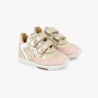 POUSS BUMP PERFO - LAMINATO-NAPPA - PLATINE-BLANC-ROSE Pom d'Api