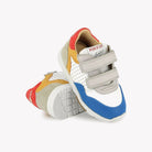 POUSS BUMP PERFO - NAPPA-VELOURS - OFF WHITE-GREY Pom d'Api