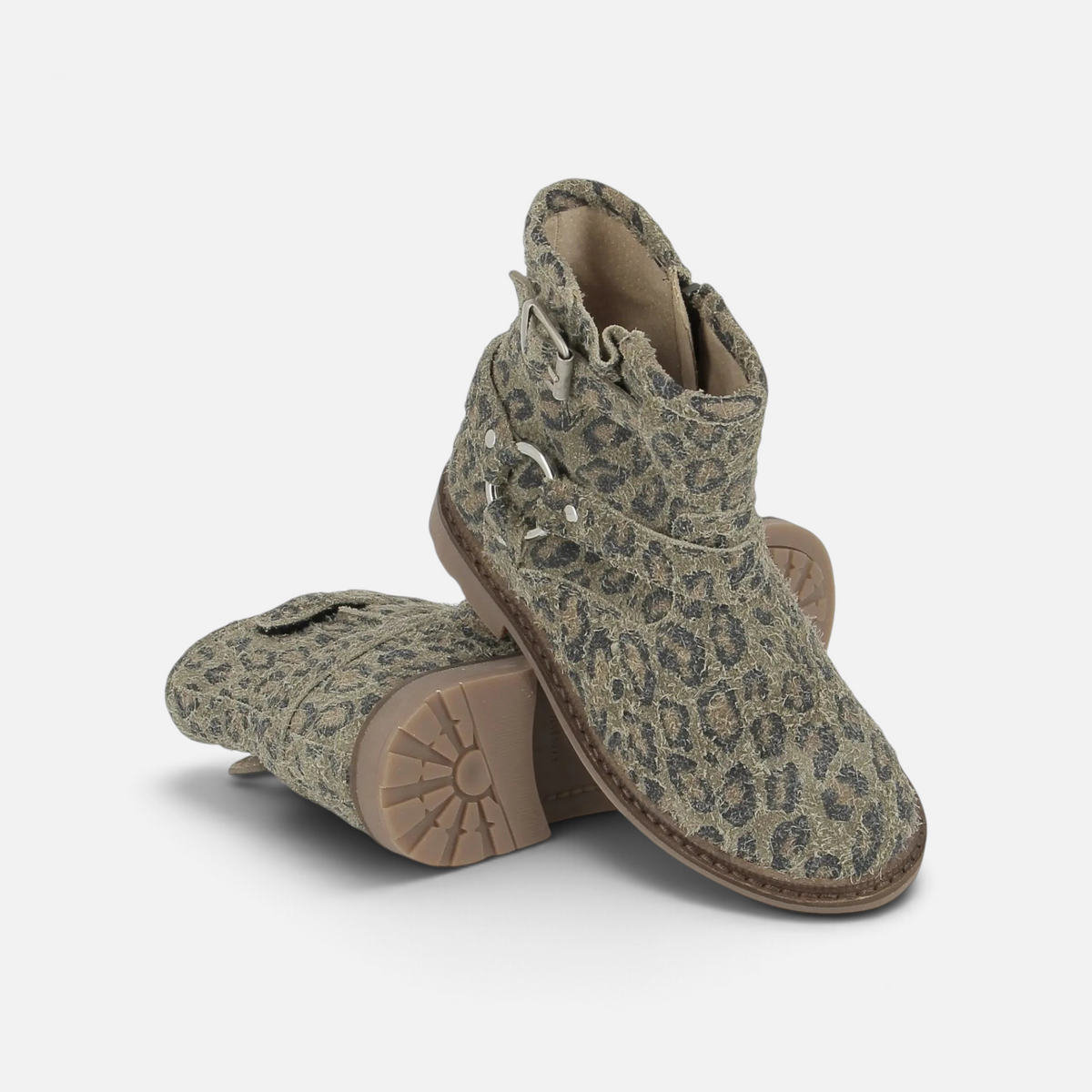 AUSTIN SISTER BOOTS - LEOBABYFUR - VISONE POM D'API