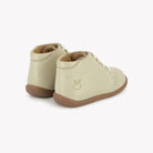 STAND-UP BOTTINE  LAMINATO GRAINE - PLATINA Pom d'Api