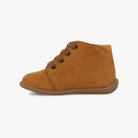 STAND-UP BOTTINE - NUBUCK - CAMEL POM D'API