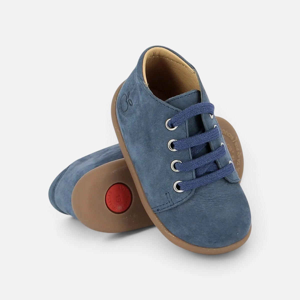STAND-UP BOTTINE - NUBUCK - JEANS POM D'API