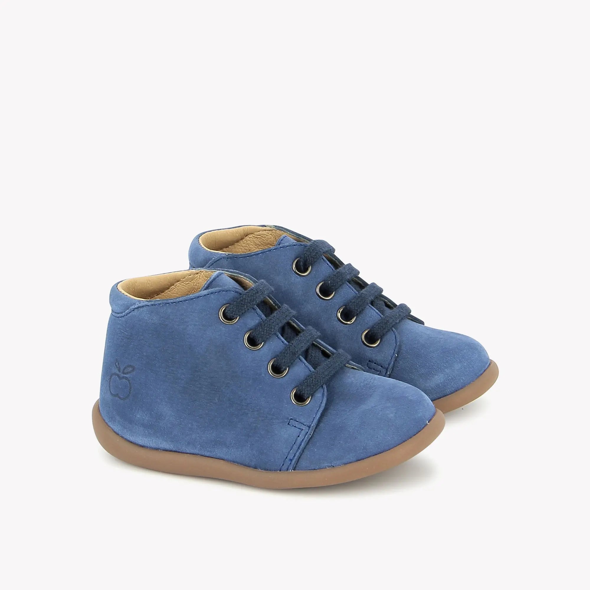 STAND-UP BOTTINE - NUBUCK - JEANS POM D'API