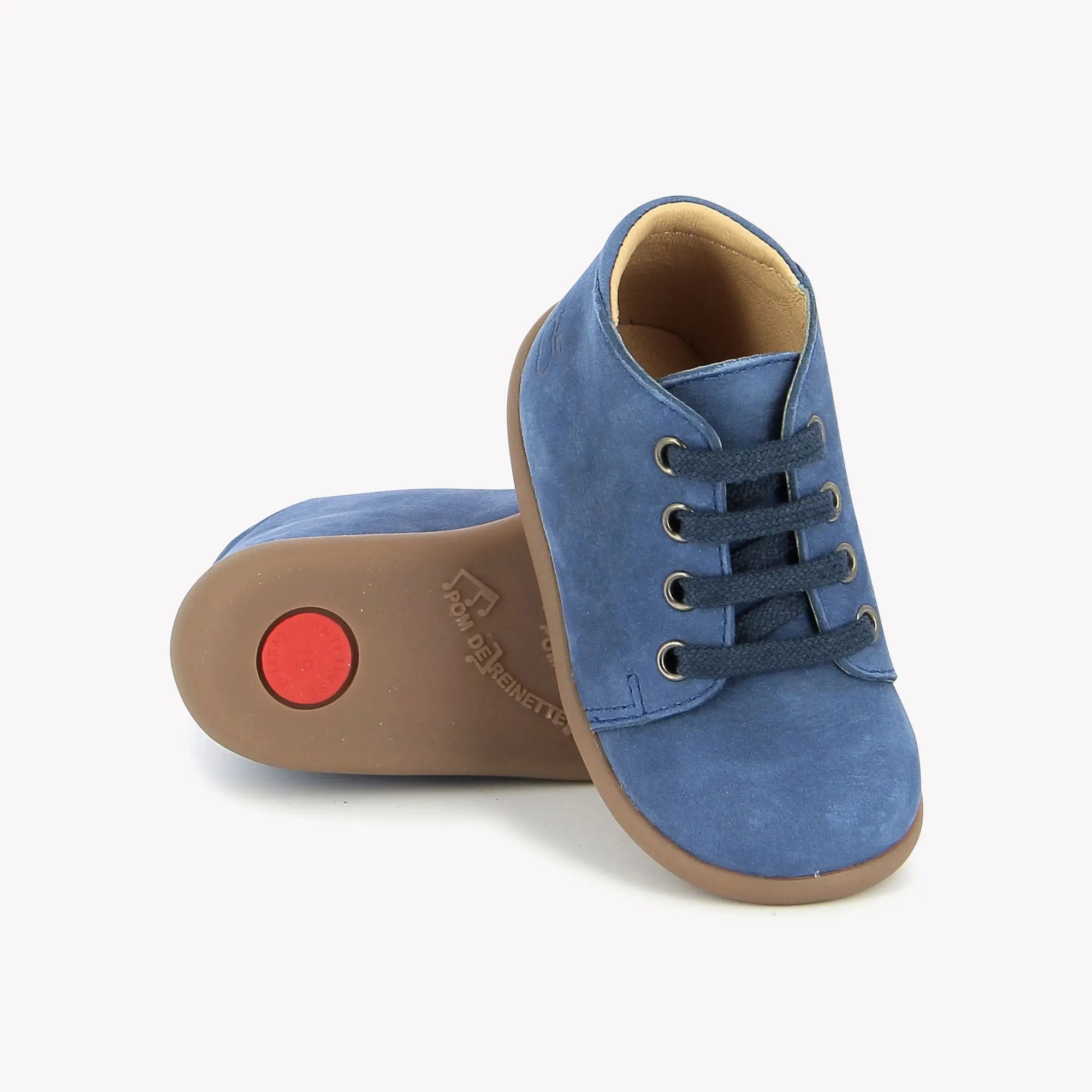 STAND-UP BOTTINE - NUBUCK - JEANS POM D'API
