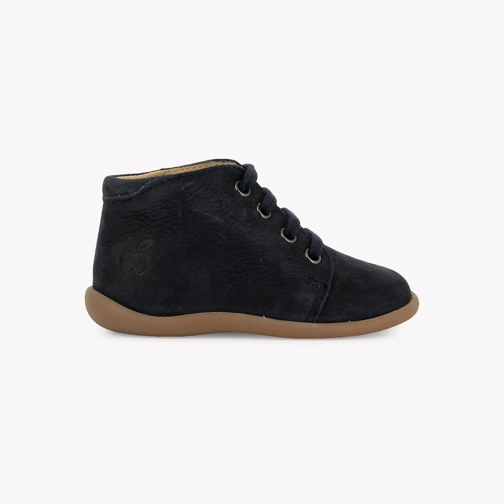 STAND-UP BOTTINE - NUBUCK - MARINE POM D'API