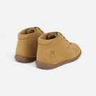 EERSTE STAPPEN in - STAND-UP BOTTINE  NUBUCK - NOUGAT