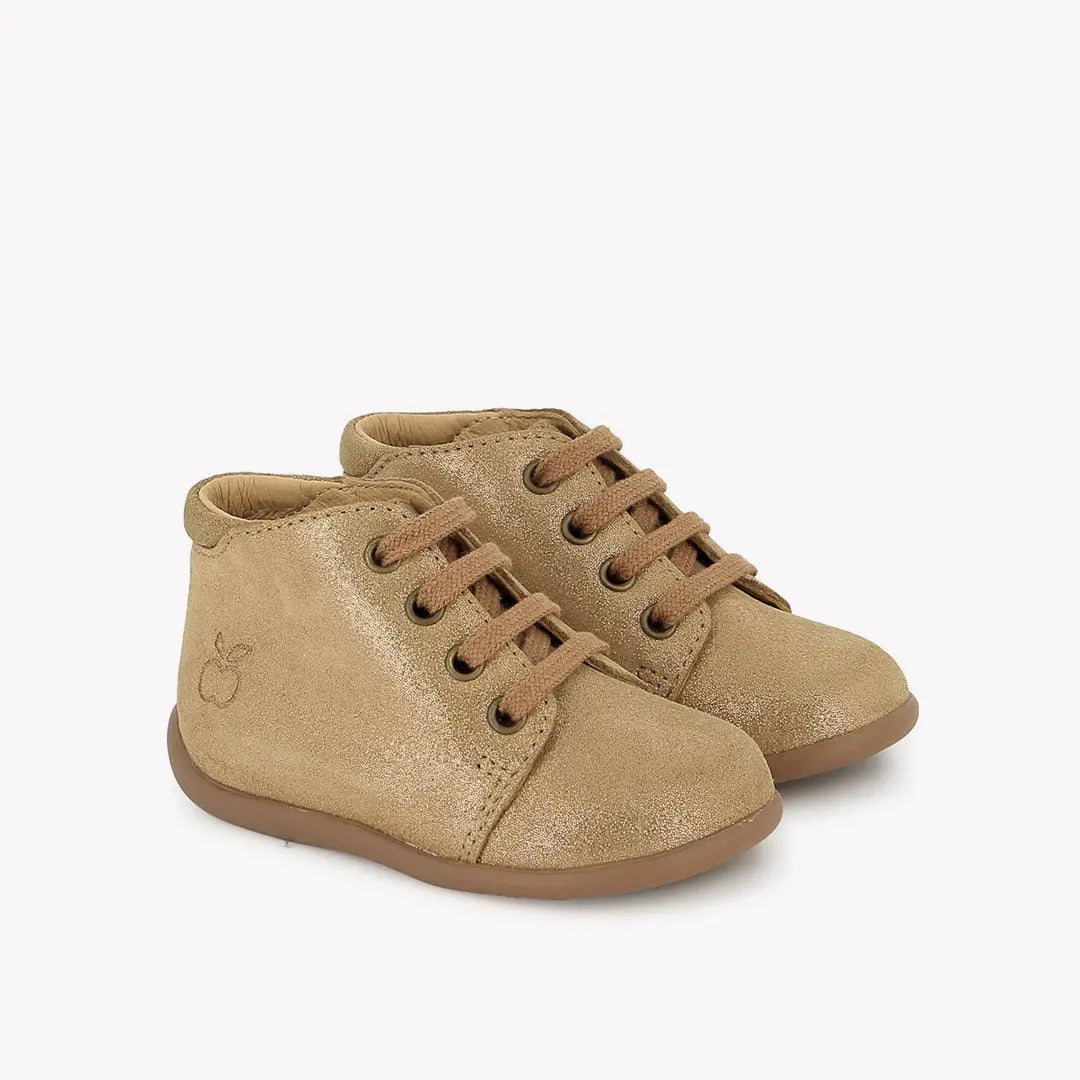 STAND-UP BOTTINE - VELVET DEVON - CARAMEL POM D'API