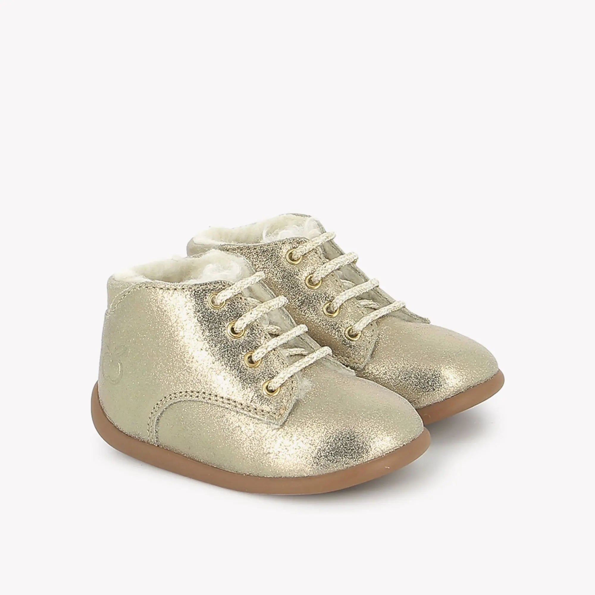 STAND-UP DERBY FUR - LAMINATO - GOLD POM D'API