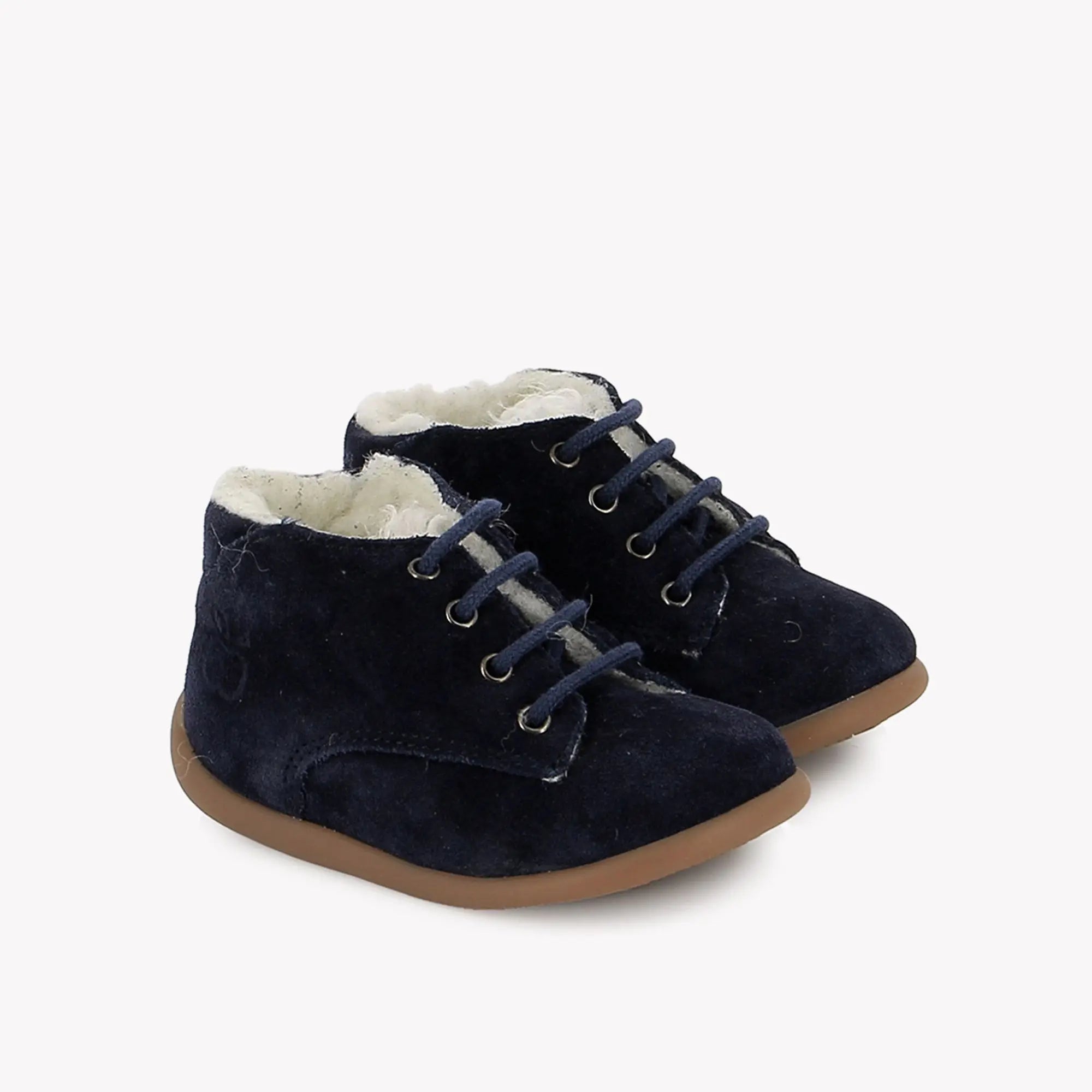 STAND-UP DERBY FUR - VELOURS OILY - ASTER POM D'API