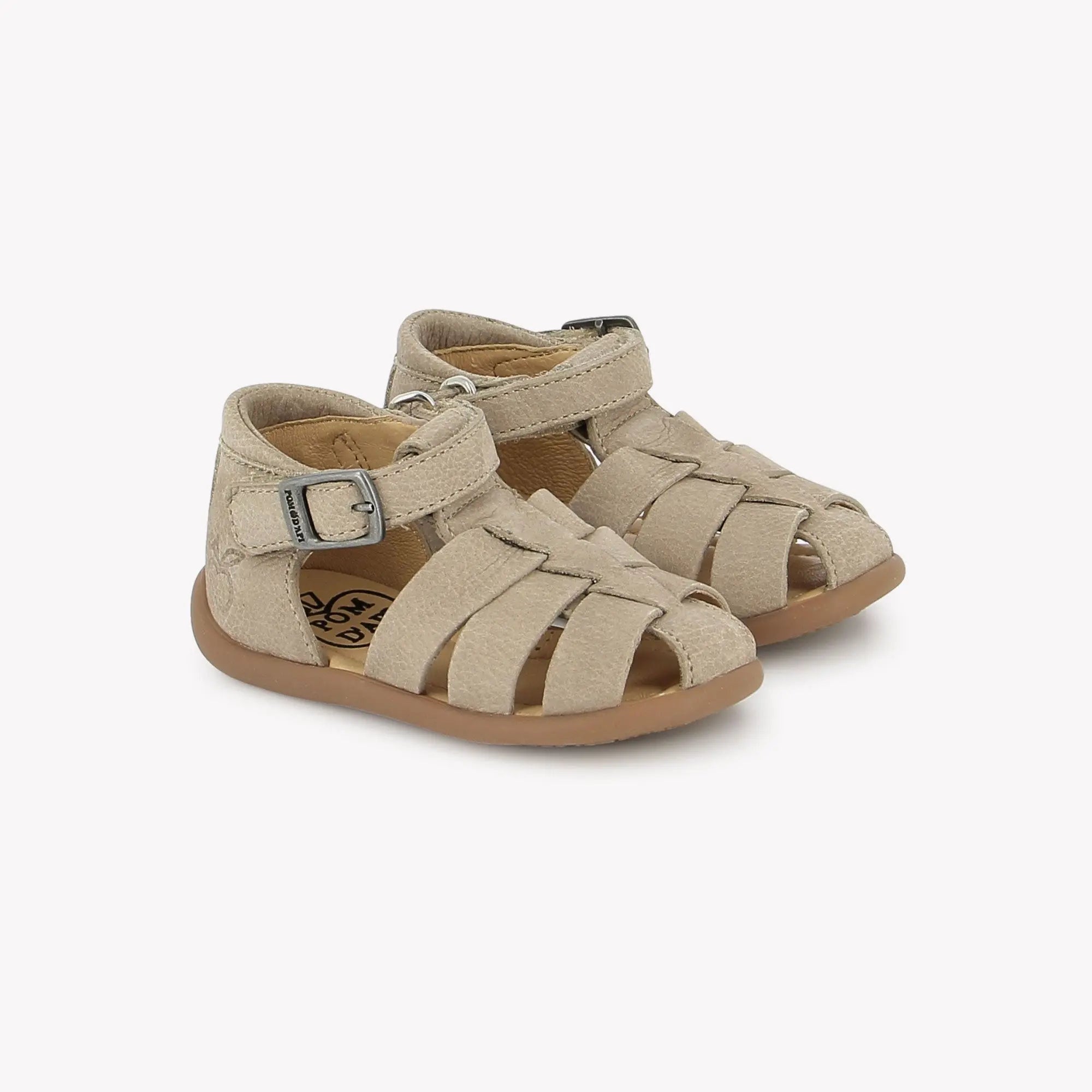 STAND-UP PAPY - NUBUCK - BEIGE Pom d'Api