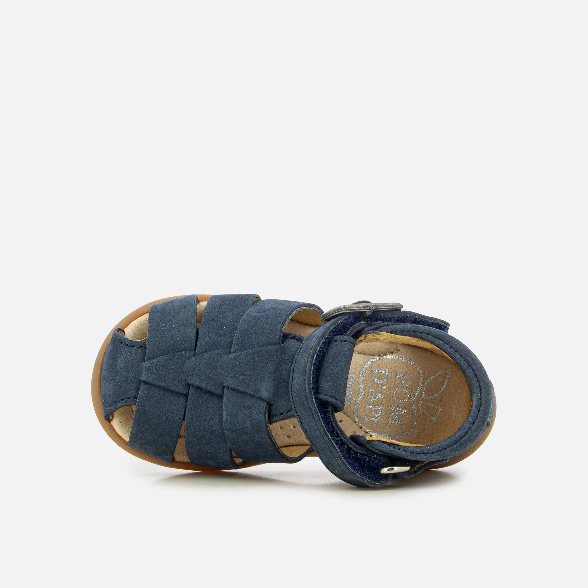 STAND-UP PAPY NUBUCK Bleu POM D'API