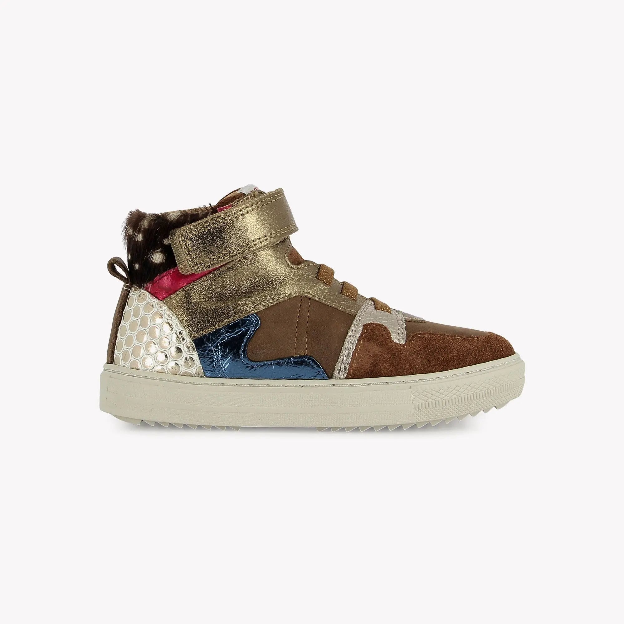 SWAG EASY STRAP - NAPPA-LAMINATO - BROWN-MULTI POM D'API