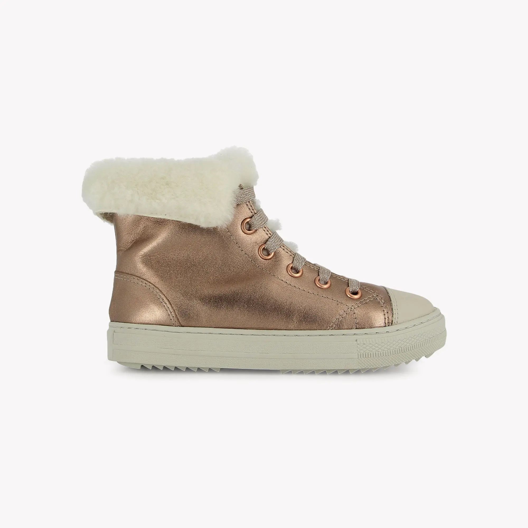 SWAG ZIP FUR - LAMINATO - COPPER POM D'API
