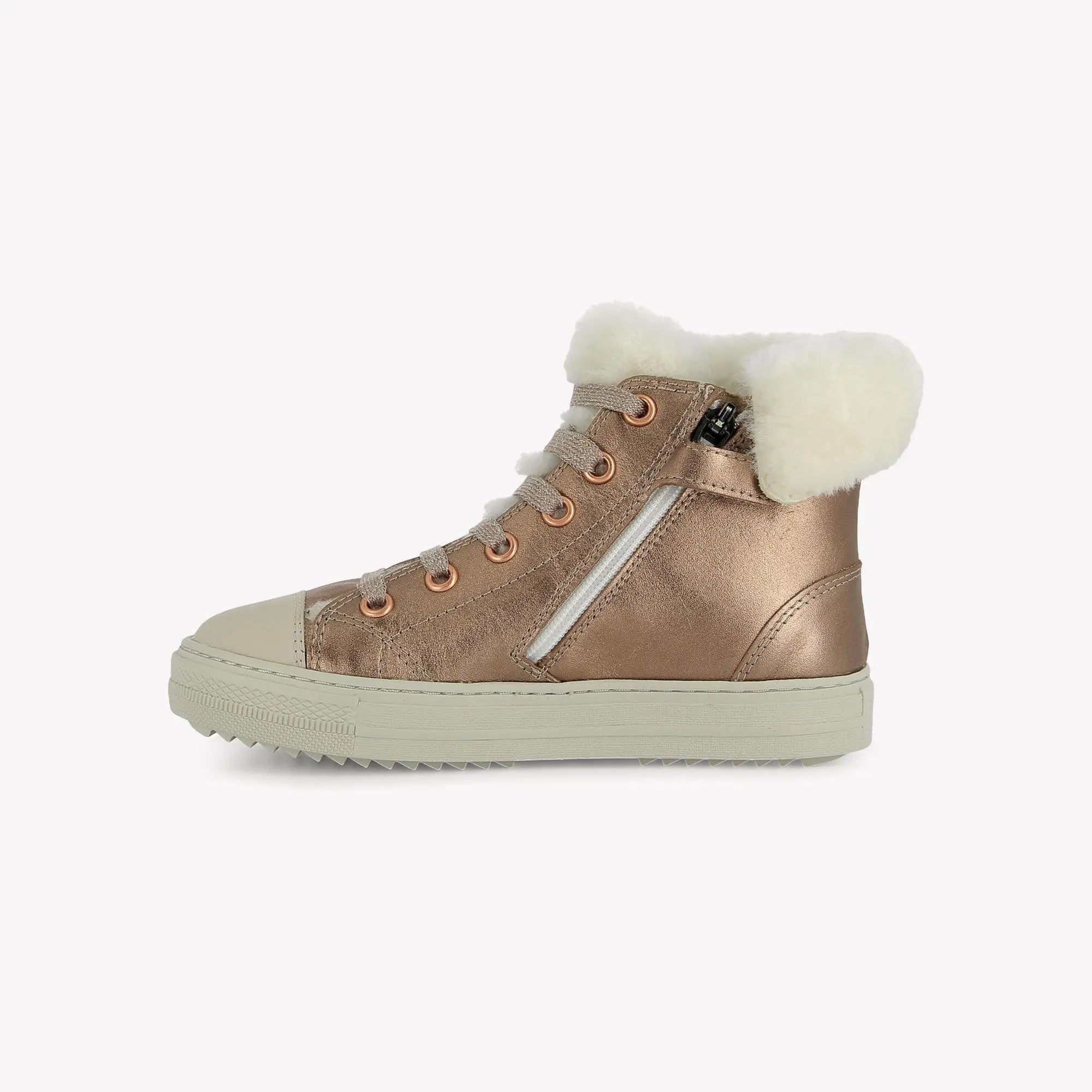 SWAG ZIP FUR - LAMINATO - COPPER POM D'API