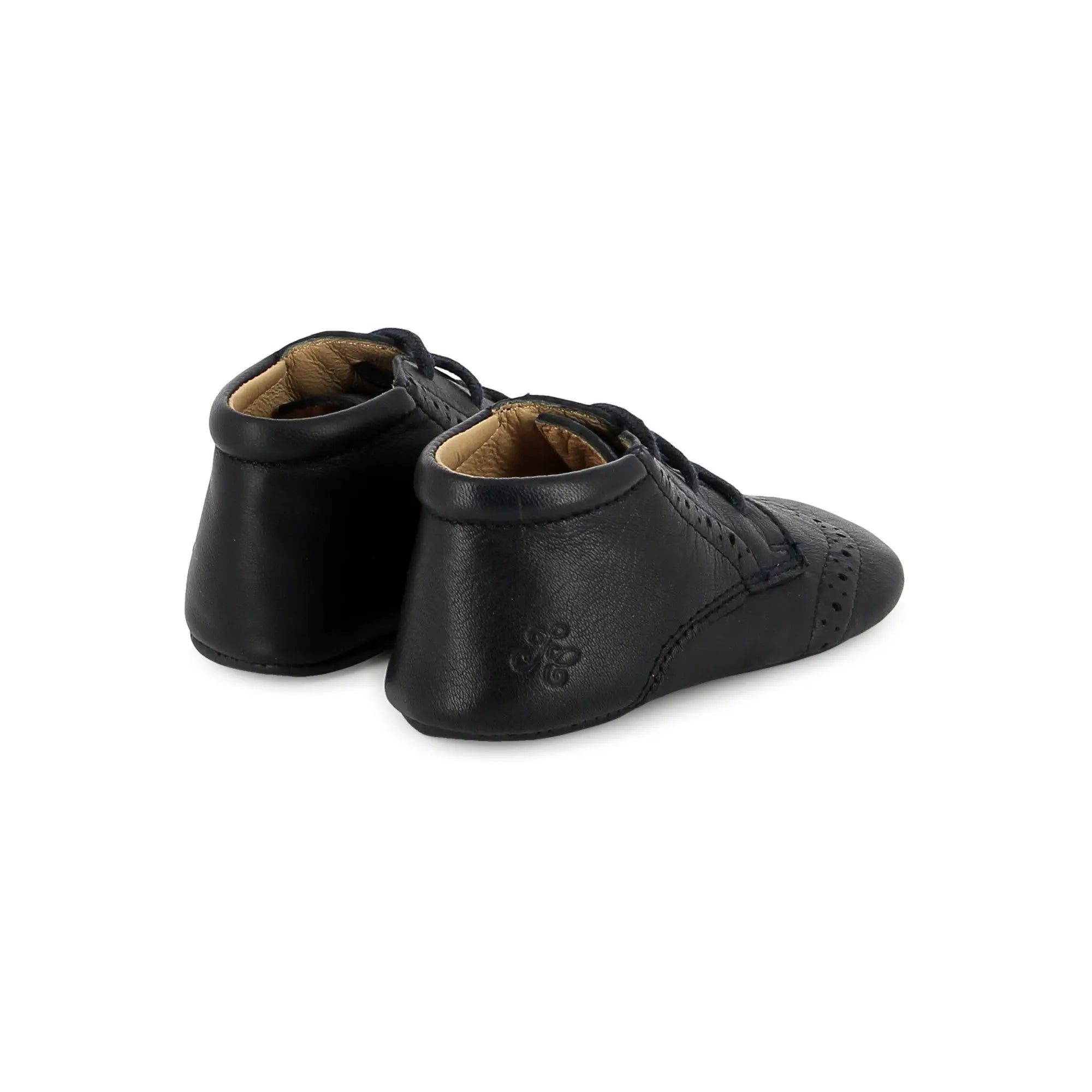 TC 15 DERBY - CUIR LISSE - MARINE TARTINE ET CHOCOLAT SOULIERS