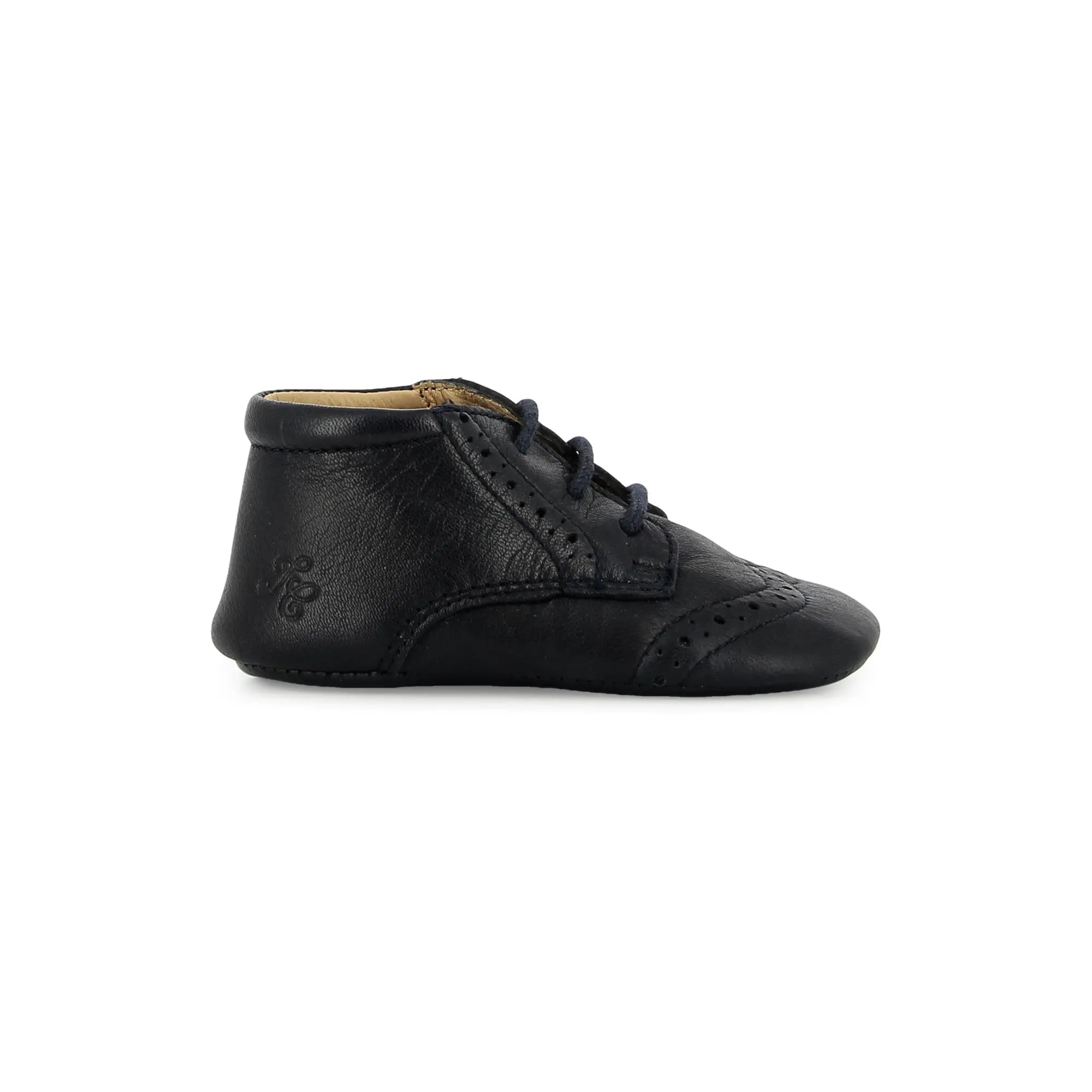 TC 15 DERBY - CUIR LISSE - MARINE TARTINE ET CHOCOLAT SOULIERS