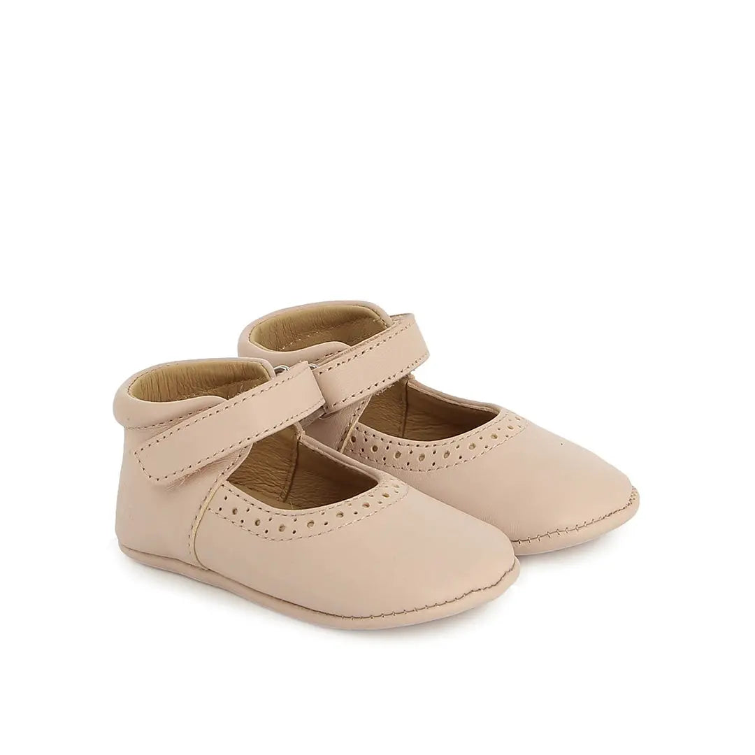 TC 15 EASY BABY - CUIR LISSE - POUDRE TARTINE ET CHOCOLAT SOULIERS