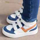 TC 17 HI EASY - NAPPA - WHITE-DK NAVY-DK ORA TARTINE ET CHOCOLAT SOULIERS