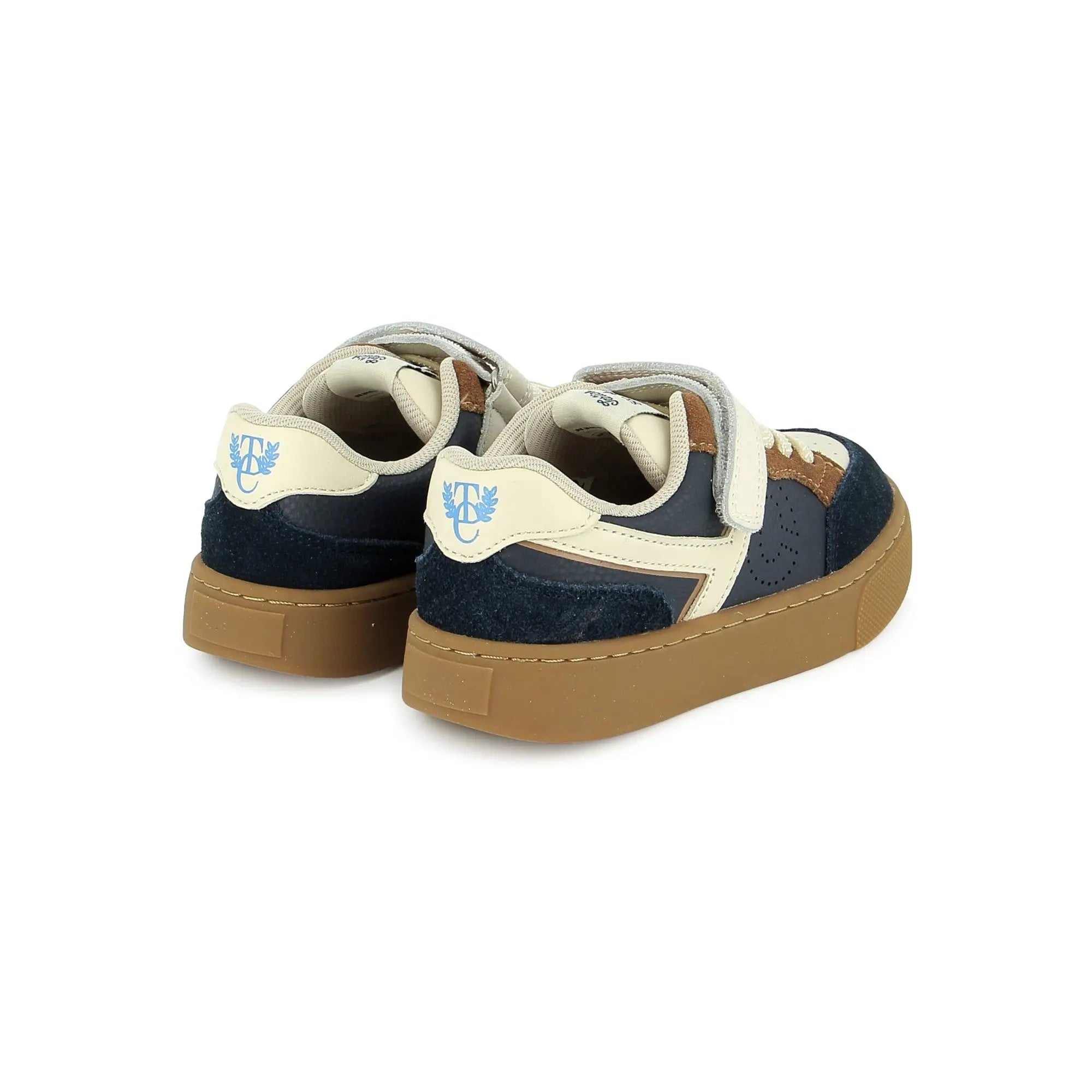 TC 17 LACES - NAPPA - NAVY-WHITE-CAMEL TARTINE ET CHOCOLAT SOULIERS
