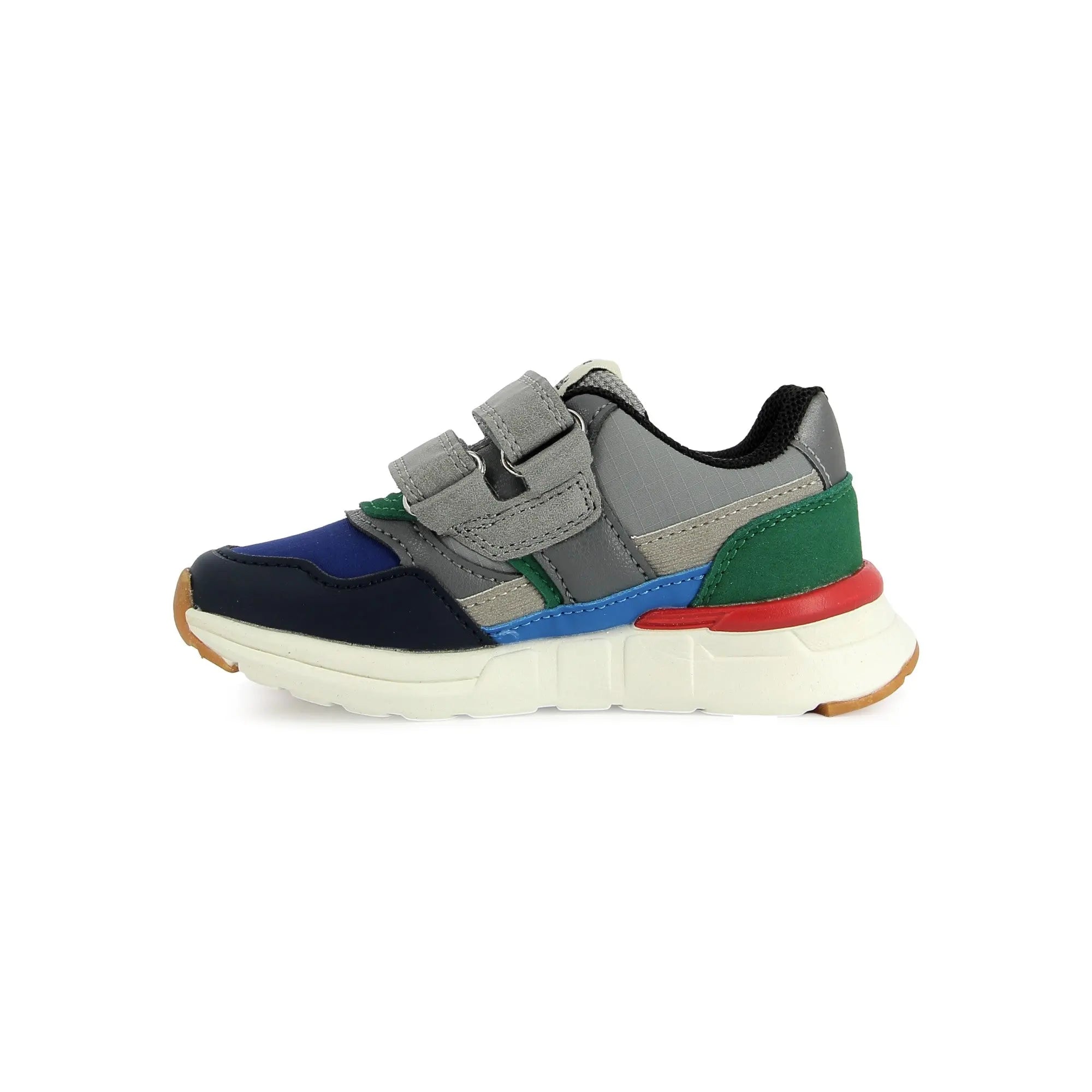 TC 18 EASY - PUR NAPPA-NYLON - GREY-BLUE-GREEN TARTINE ET CHOCOLAT SOULIERS